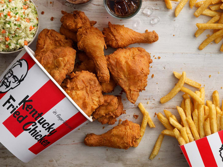 fried chicken with KFC powder