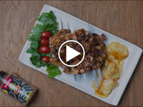 رسپی کتف و بال کبابی با ادویه مرغ بریان