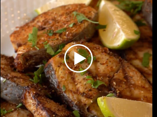 مزه دار کردن ماهی