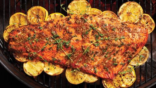 طرز تهیه ماهی سالمون گریل کبابی
