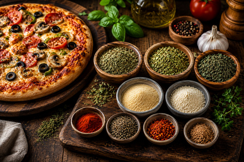 ترکیبات ادویه پیتزا