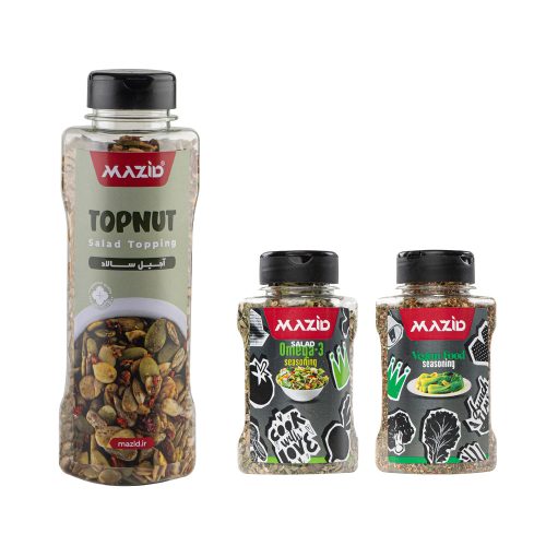 عشق سالاد (شامل آجیل سالاد، امگا3 و وگن سری تاج)
